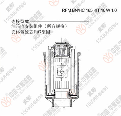 賀德克回油過(guò)濾器RFM BN/HC165KIT10W1.0